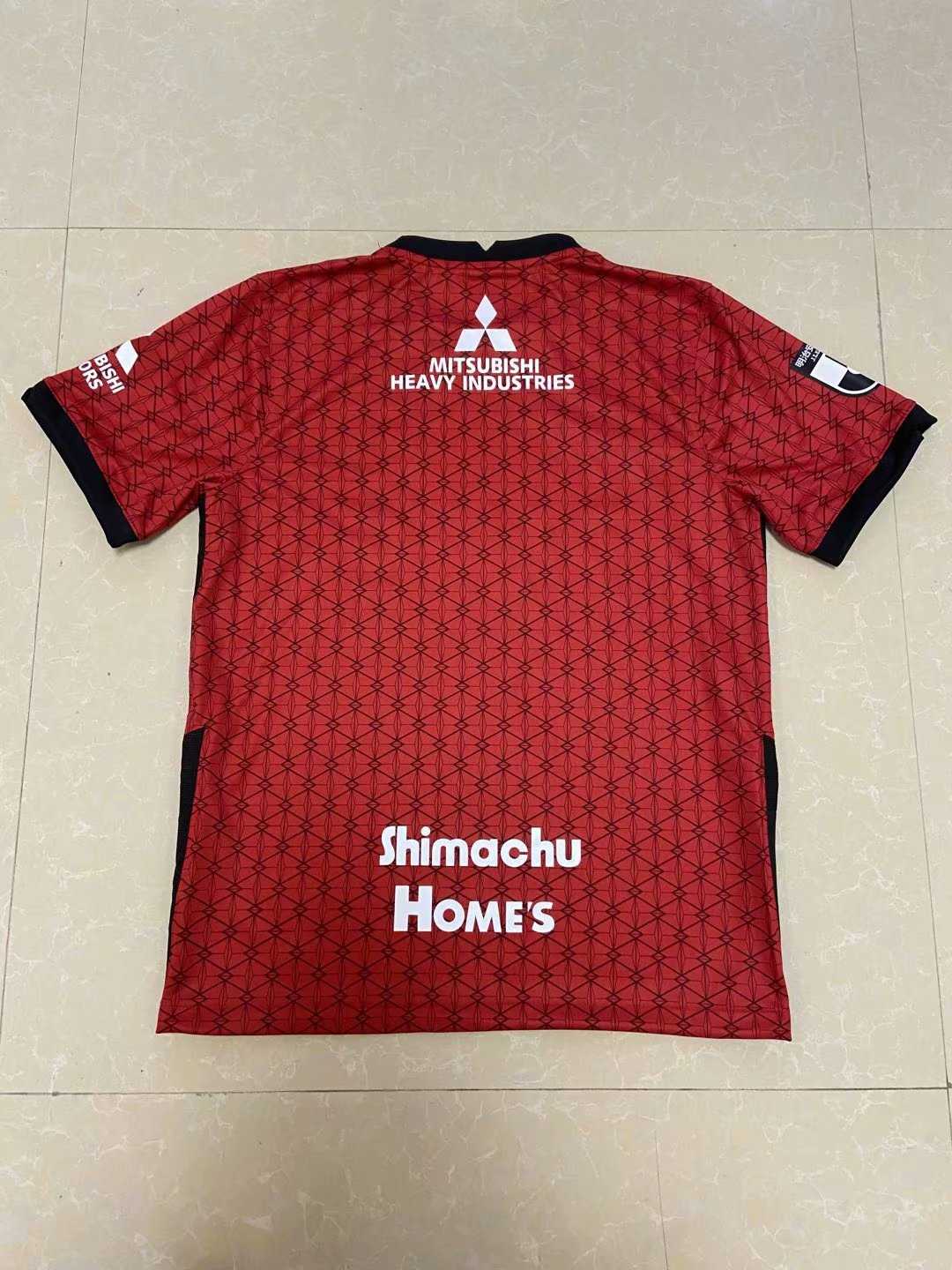 2021/22 Urawa Red Diamonds Home Mens Soccer Jersey Replica 