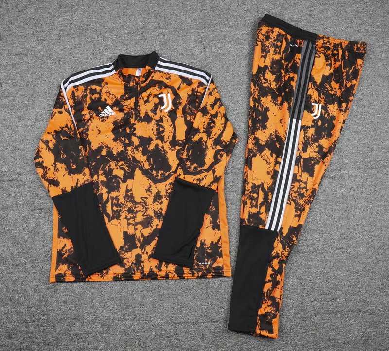 2020/21 Juventus Orange Mens Soccer Training Suit