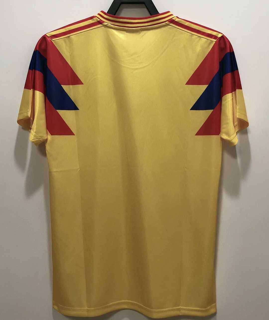 1990 Colombia Retro Soccer Jersey Home Replica Mens