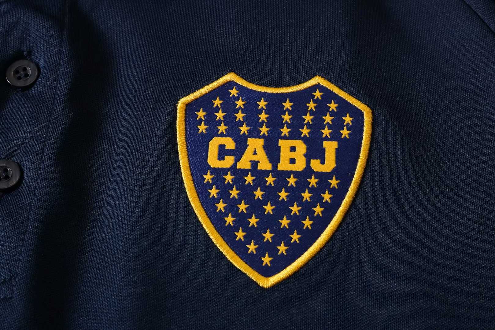 2020/21 Boca Juniors Navy Soccer Polo Jersey Mens
