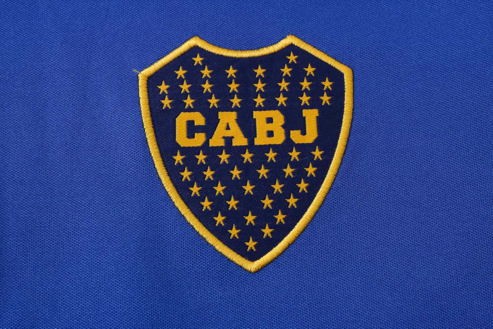 2020/21 Boca Juniors Blue Soccer Polo Jersey Mens