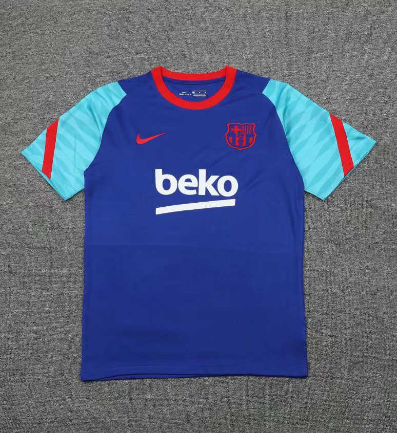 2020/21 Barcelona Blue Soccer Traning Jersey Mens