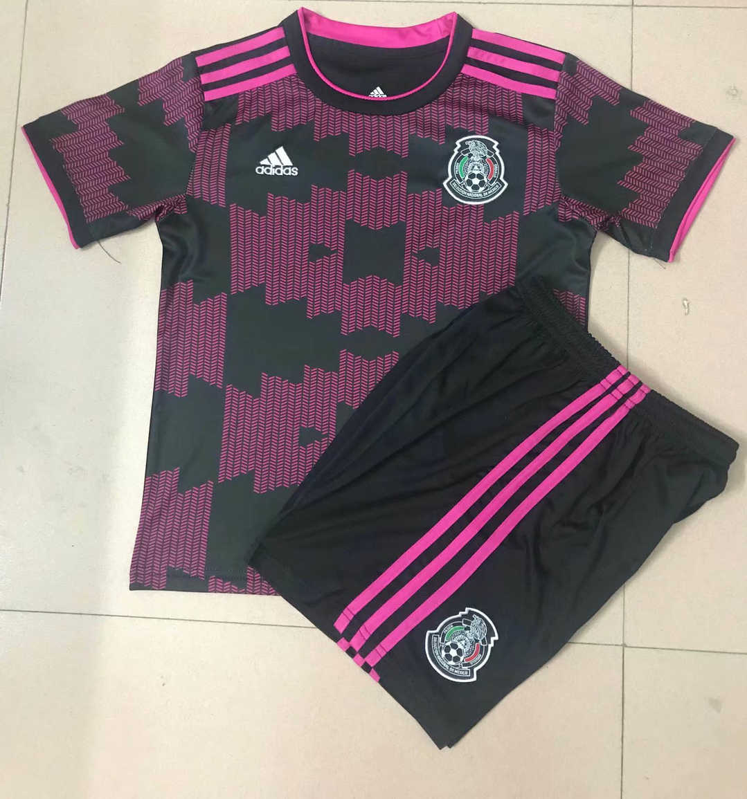 2021/22 Mexico Home Soccer Kit (Jersey + Short) Kids 