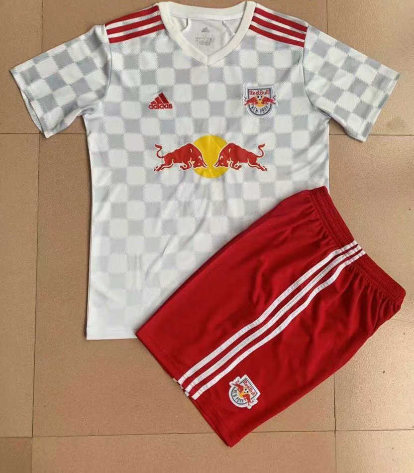 2021/22 Red Bull New York Home Soccer Kit (Jersey + Short) Kids 