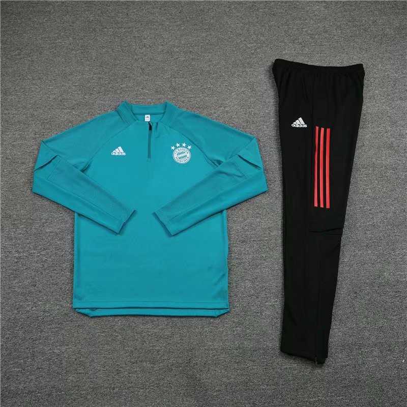 2021/22 Bayern Munich Green Soccer Training Suit Mens 