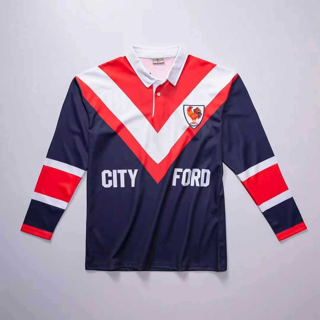 1976 Sydney Roosters Home Rugby Soccer Jersey Replica  Mens