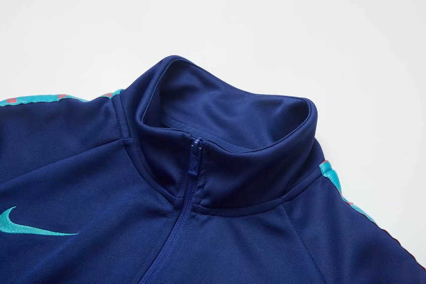 2021/22 Barcelona Blue II Soccer Training Suit (Jacket + Pants) Mens 