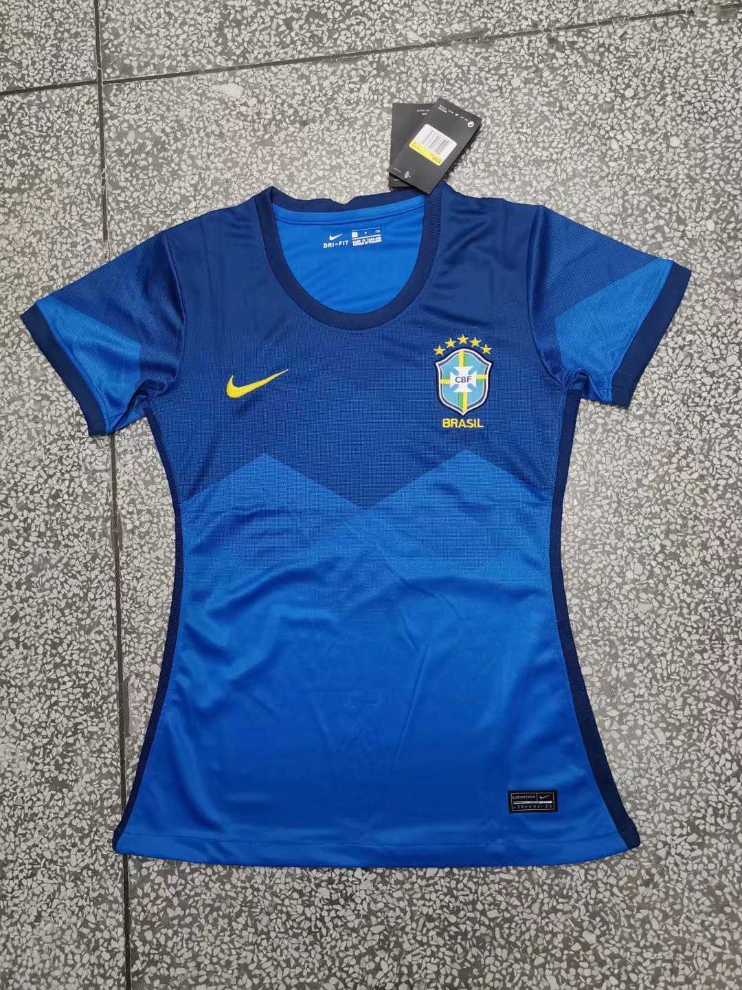 2021 Brazil Soccer Jersey Home Replica Womens