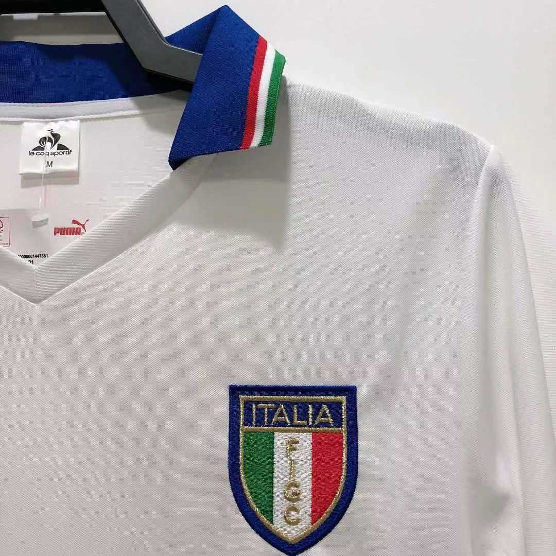 1982 Italy Retro Soccer Jersey Away Replica  Mens