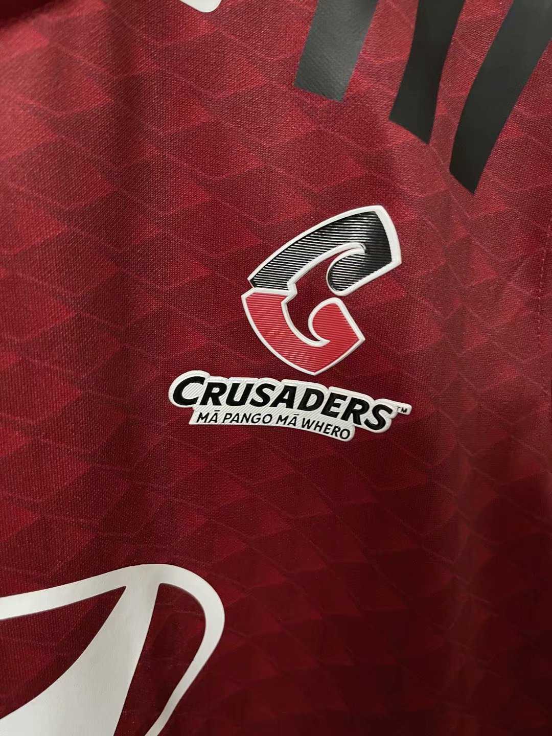 2021 New Zealand Crusaders Rugby Soccer Jersey Home Replica Mens