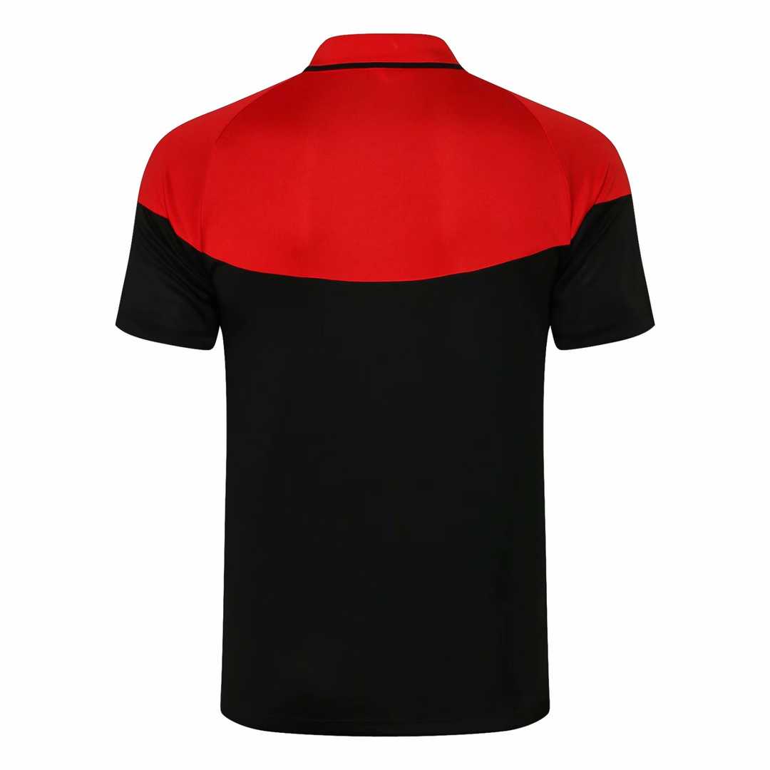 2021/22 Liverpool Red - Black Soccer Polo Jersey Mens