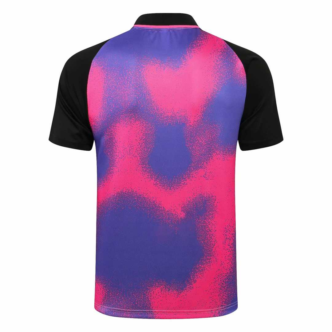 2021/22 PSG x Jordan Pink Soccer Polo Jersey Mens