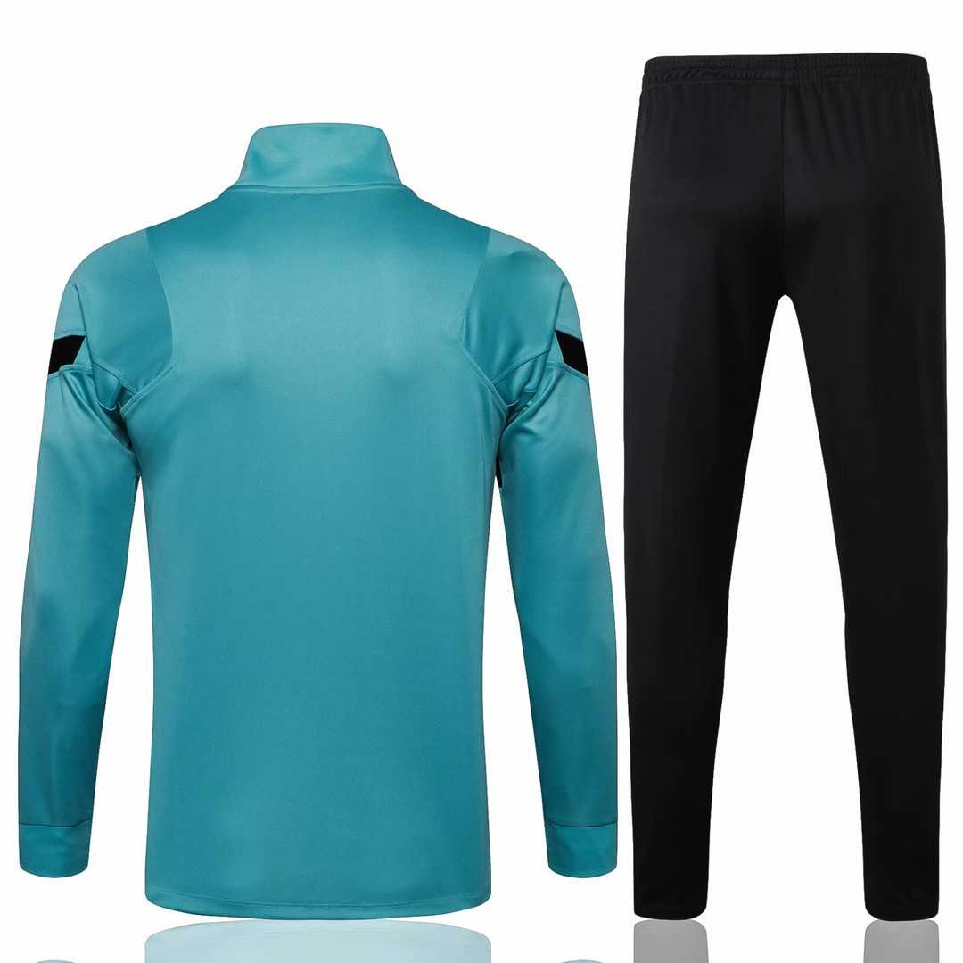 2021/22 Inter Milan Green Soccer Training Suit (Jacket + Pants) Mens