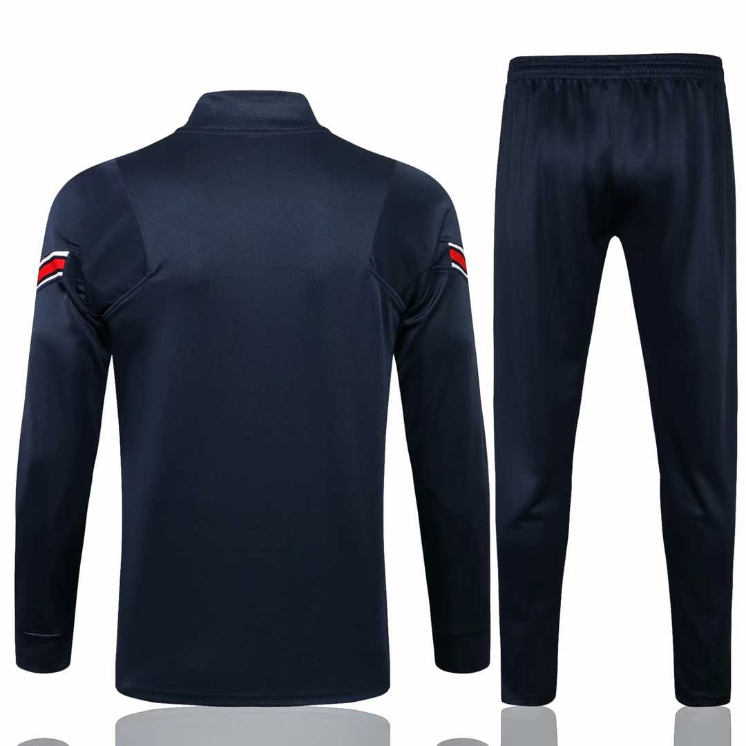 2021/22 PSG x Jordan Navy Soccer Training Suit (Jacket + Pants) Mens