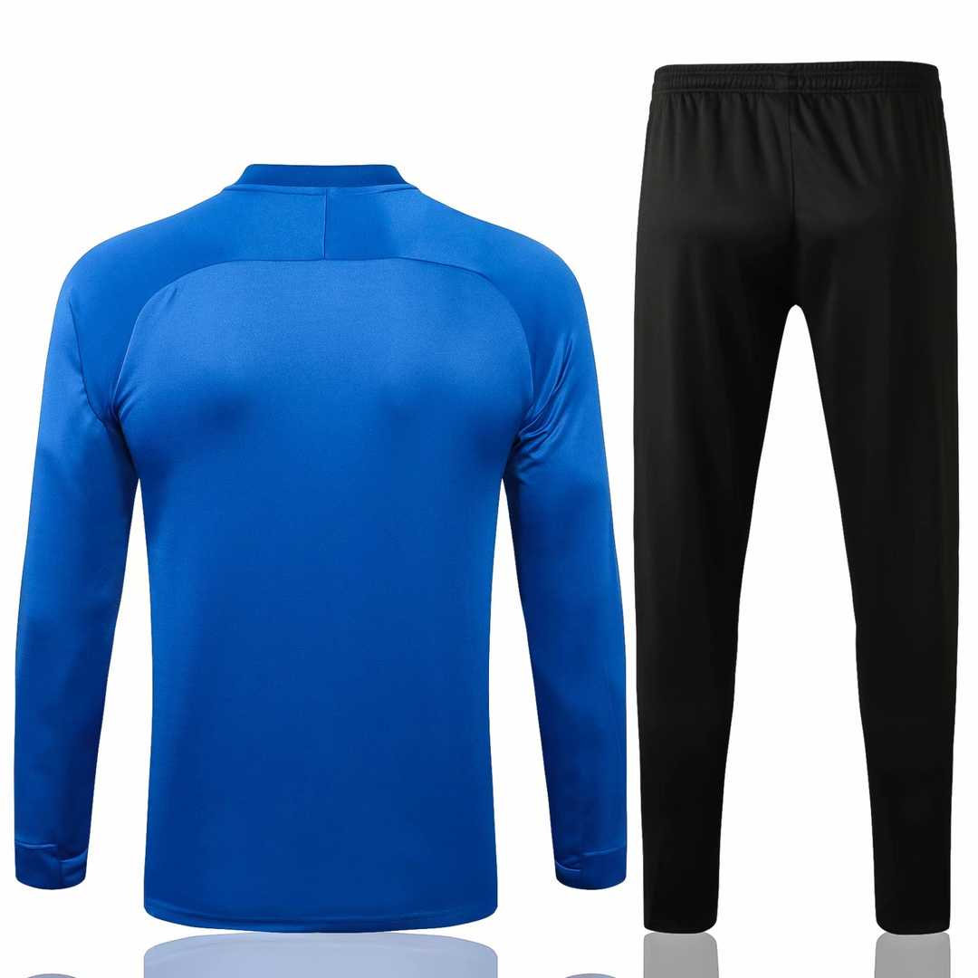 2021/22 PSG x Jordan Blue Soccer Training Suit (Jacket + Pants) Mens