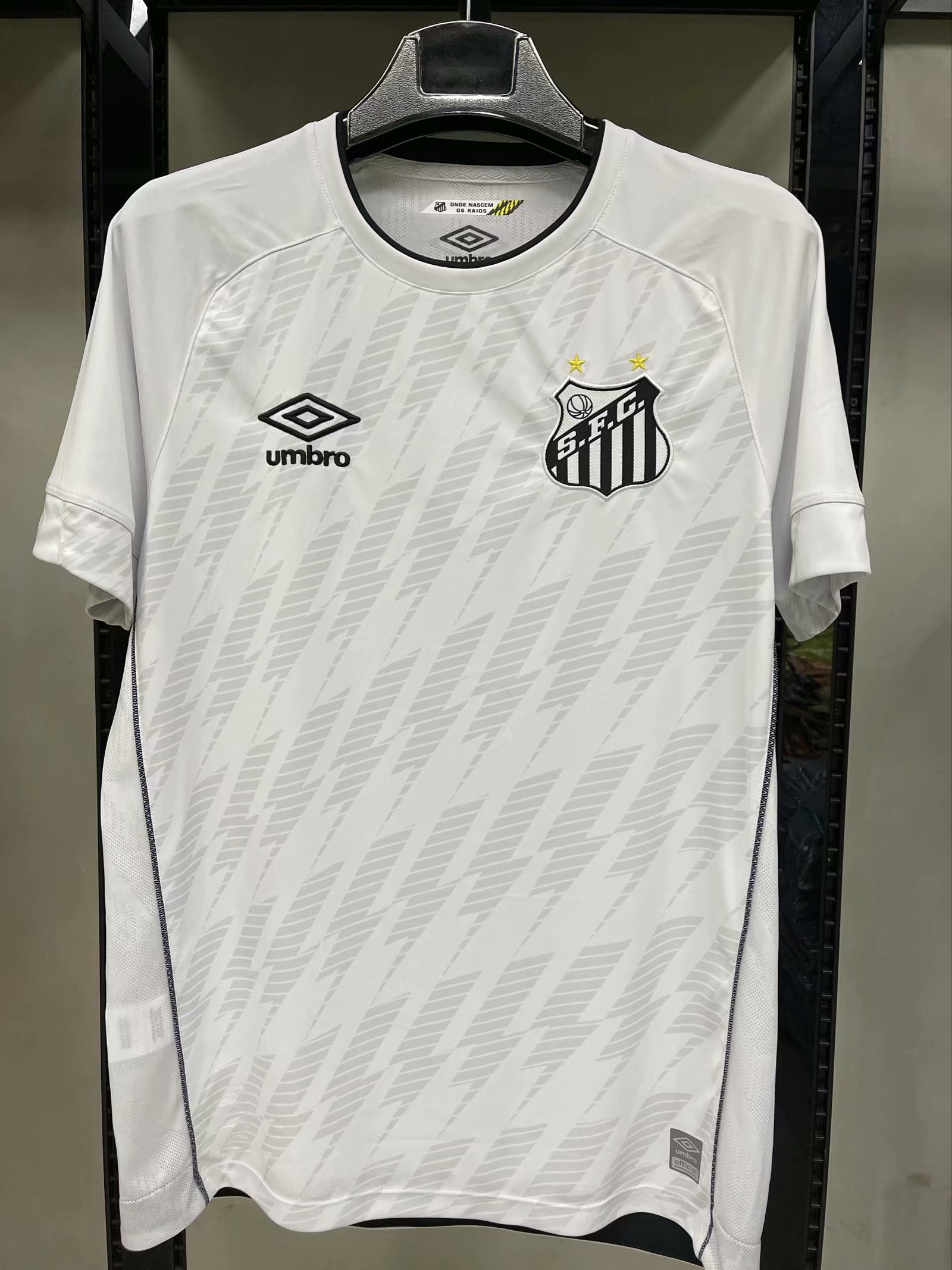 2021/22 Santos FC Home Mens Soccer Jersey Replica 