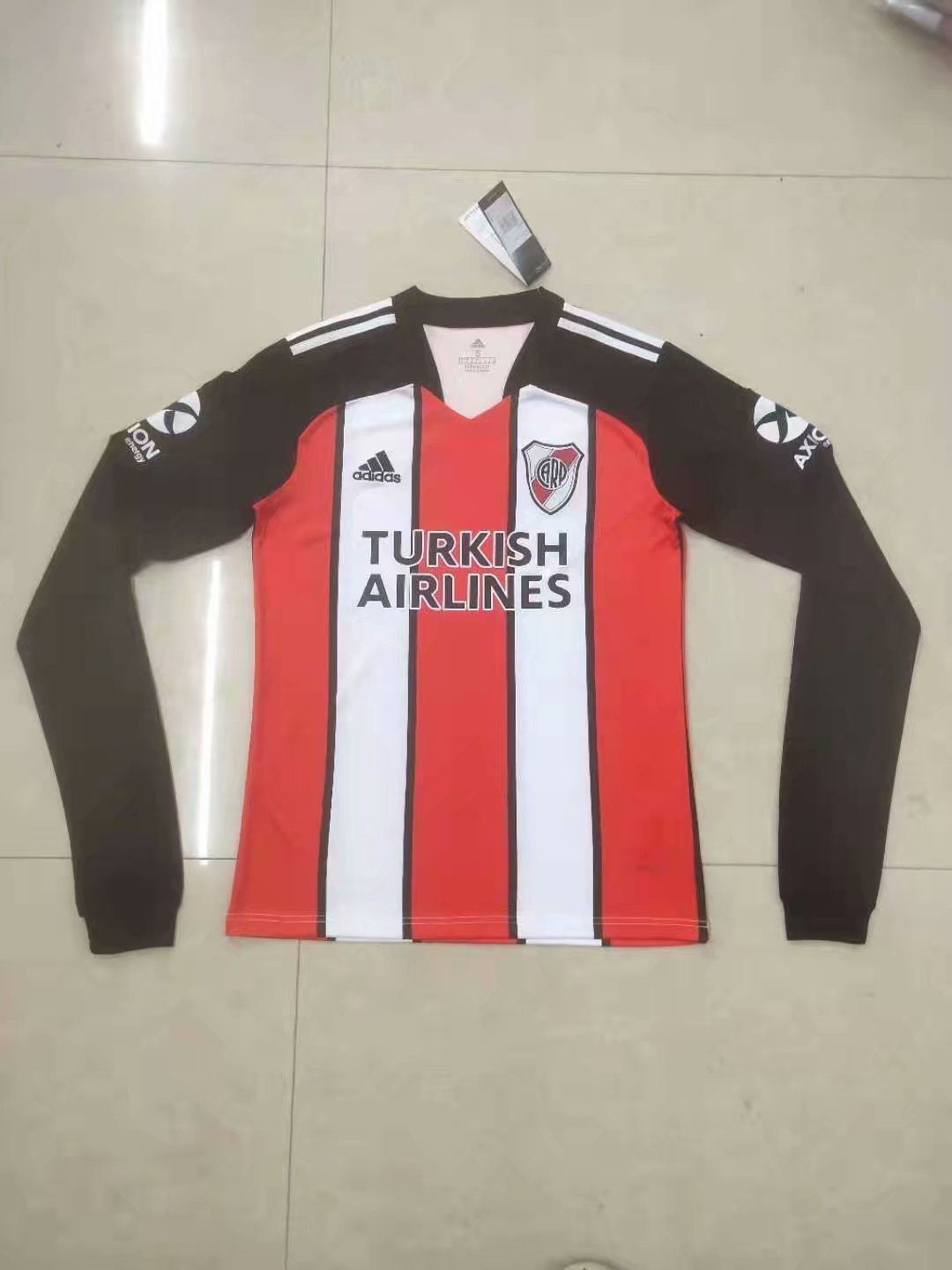 2021/22 River Plate Third Long Sleeve Mens Soccer Jersey Replica 