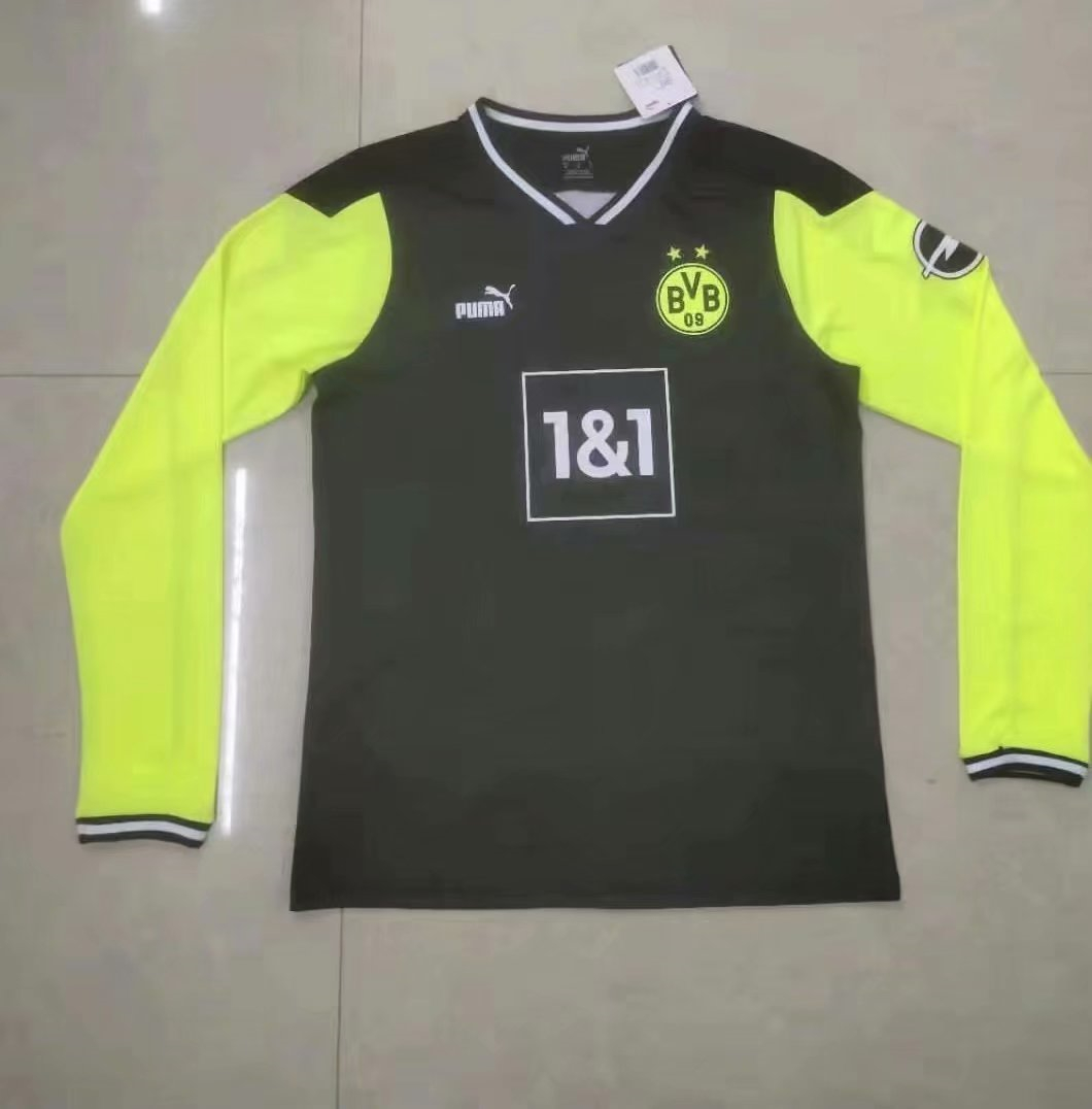 2021/22 Borussia Dortmund Special Edition 4th Long Sleeve Mens Soccer Jersey Replica 