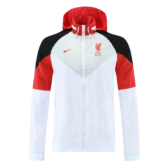 2021/22 Liverpool White All Weather Windrunner Jacket Mens