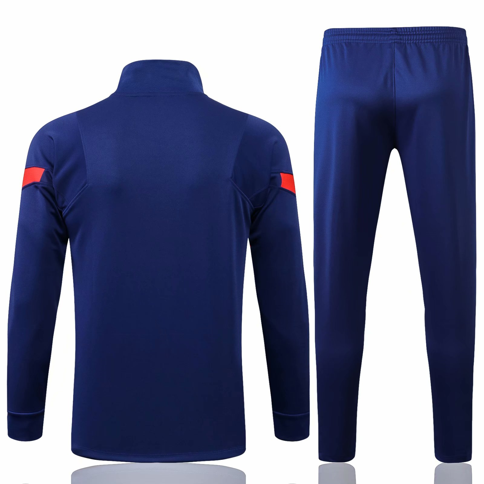 2021/22 Barcelona Sharp Blue Soccer Training Suit(Jacket + Pants) Mens