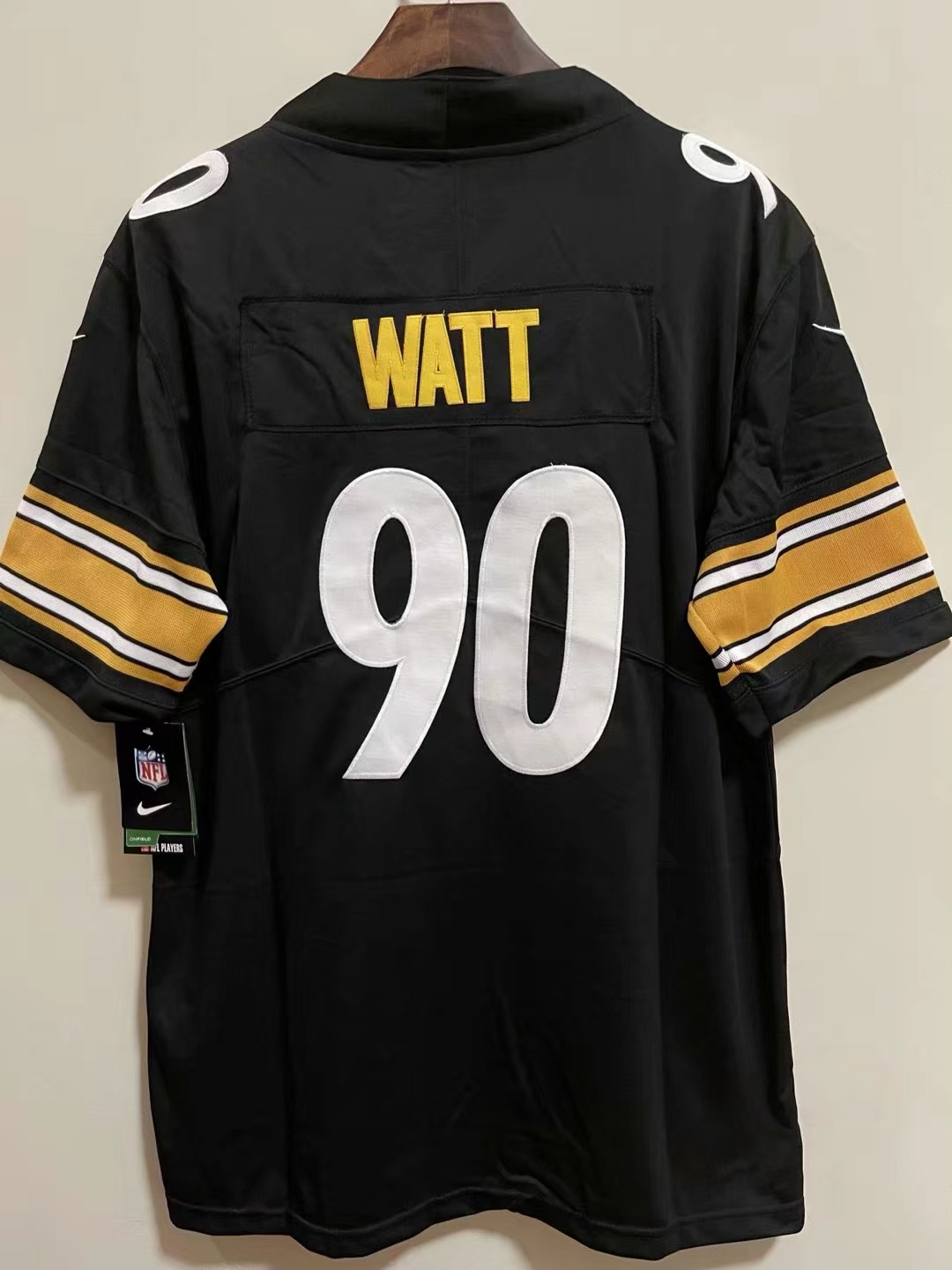 2021 Pittsburgh Steelers T.J. Watt Black NFL Jersey Mens 