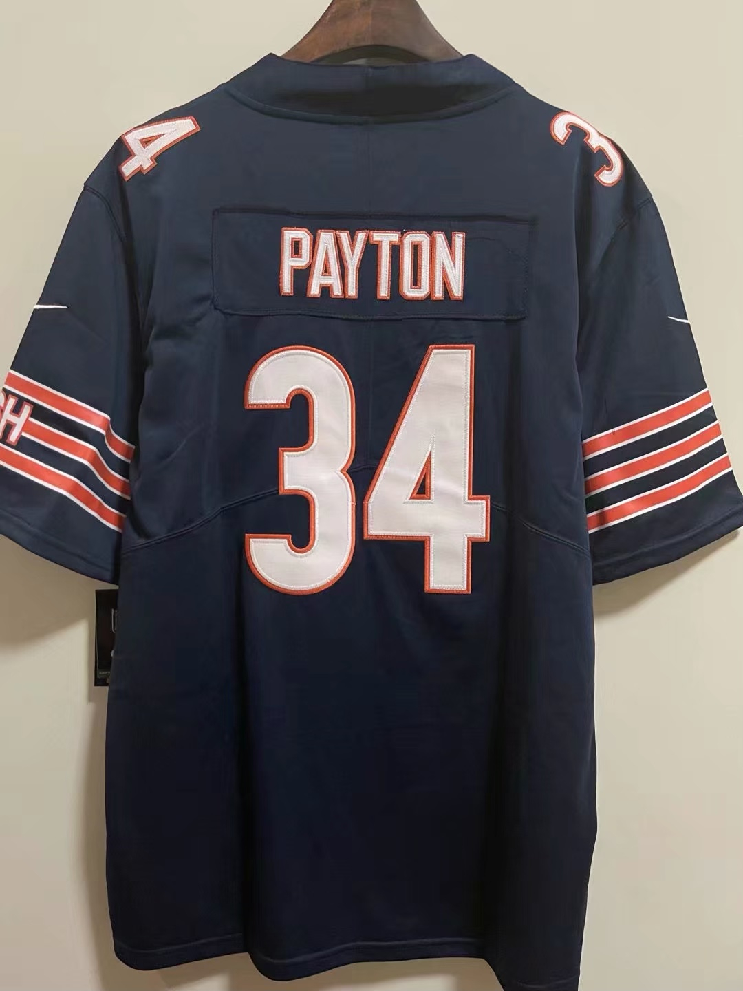 2021 Chicago Bears Walter Payton Navy NFL Jersey Mens 