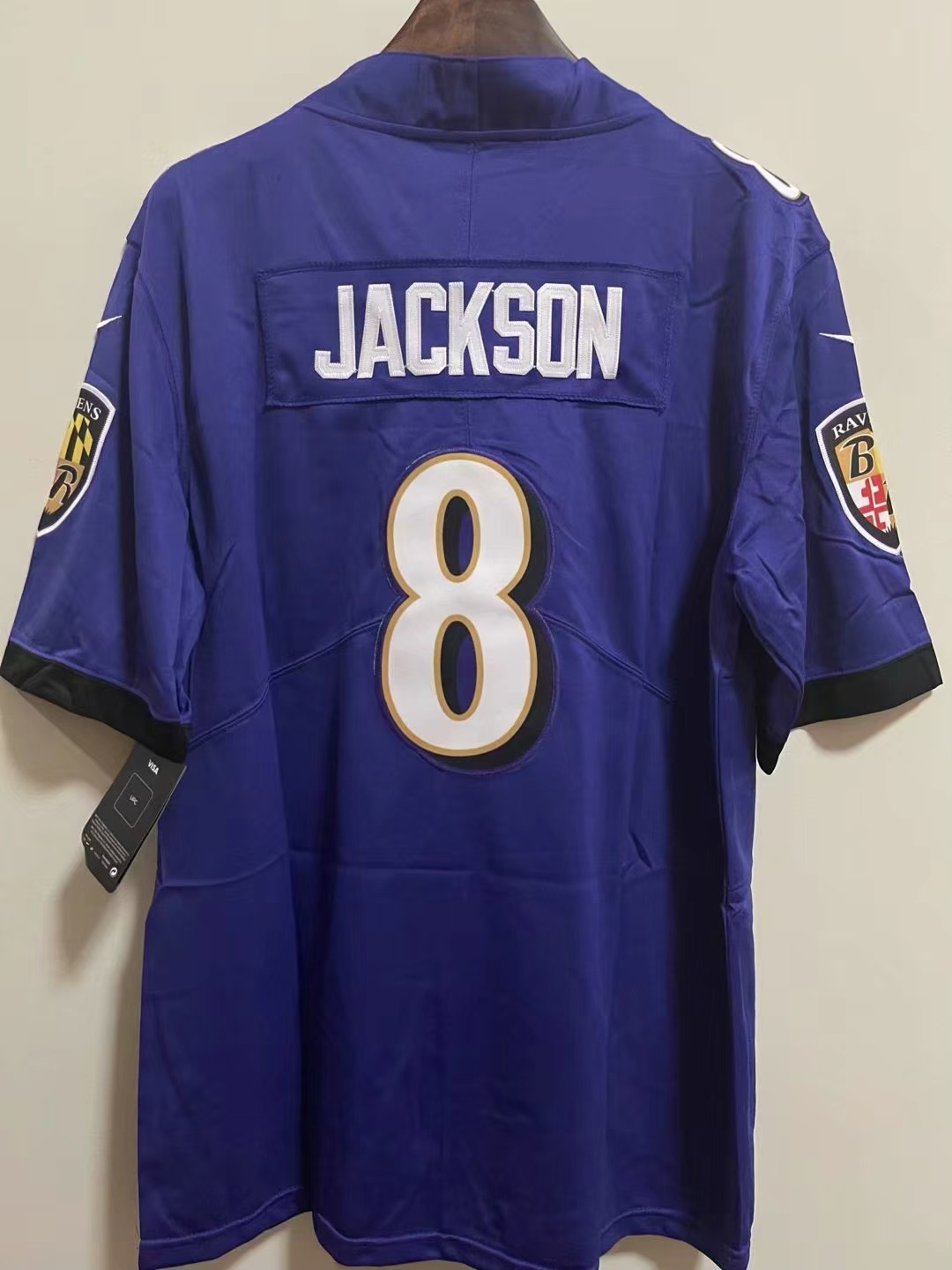 2021 Baltimore Ravens Lamar Jackson Purple NFL Jersey Mens 