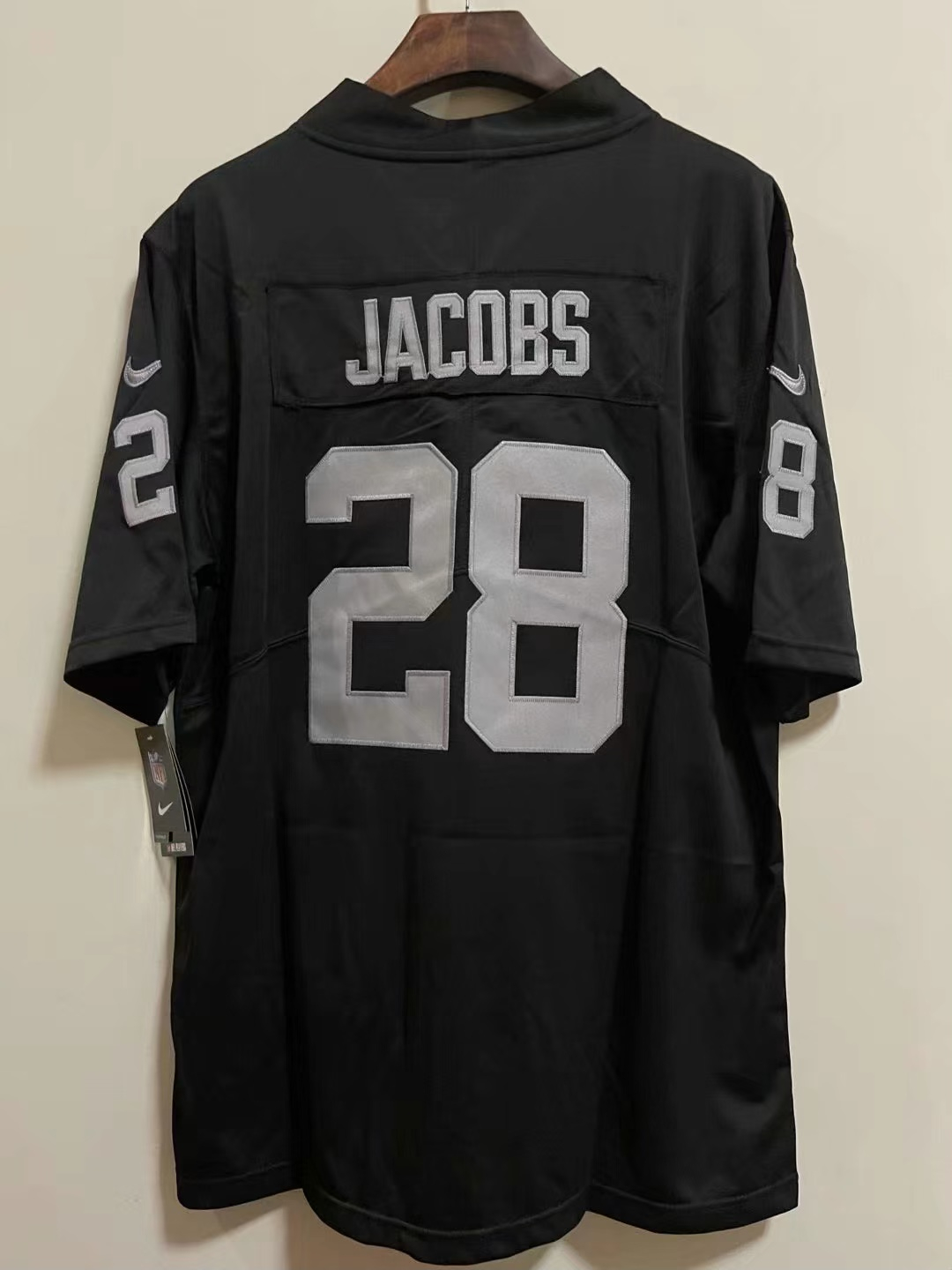 2021 Las Vegas Raiders Josh Jacobs Black NFL Jersey Mens 