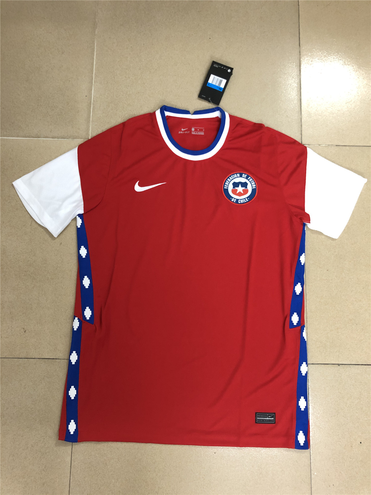 2021 Chile Soccer Jersey Home Replica Mens
