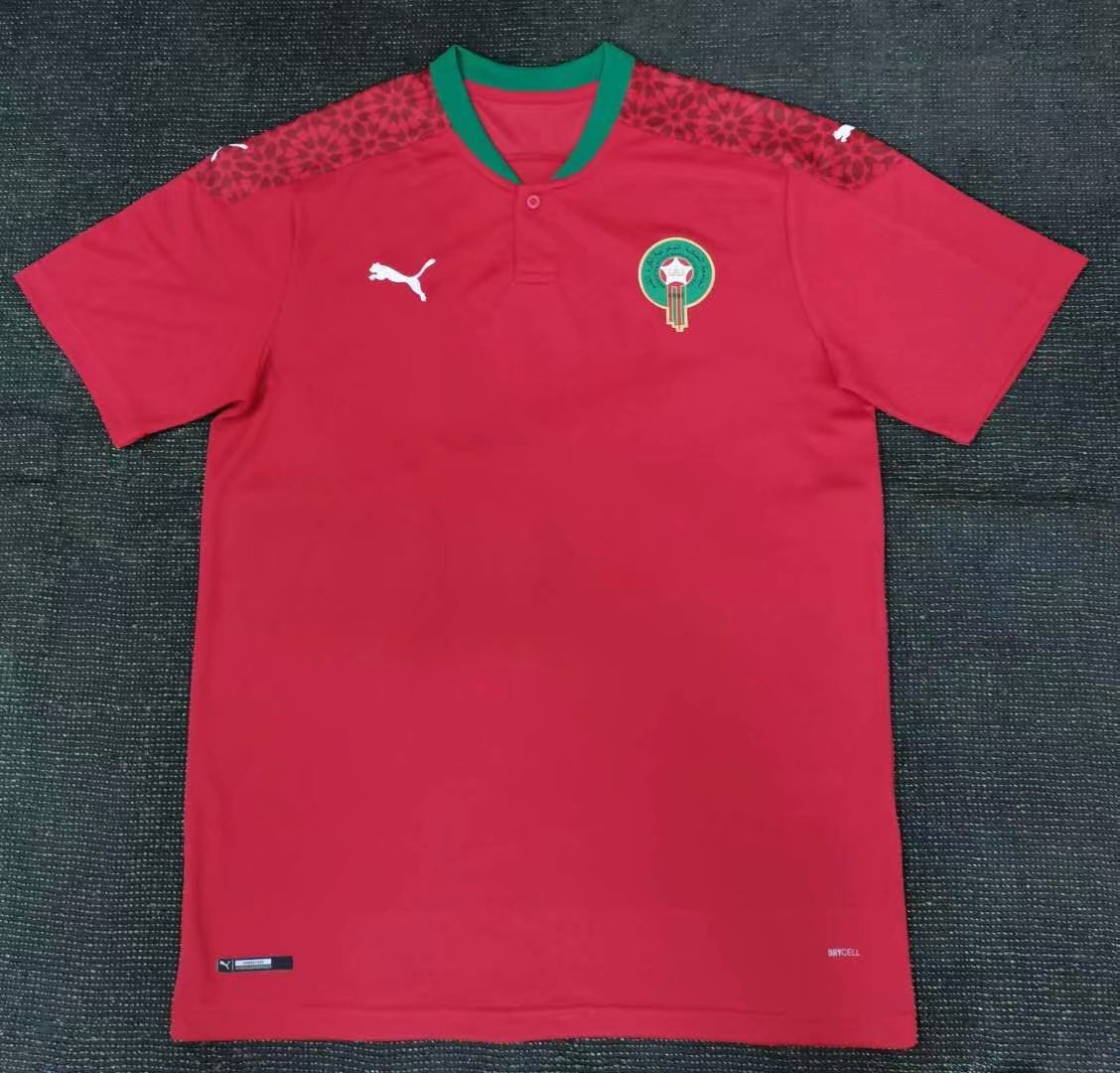 2020 Morocco Soccer Jersey Home Replica Mens