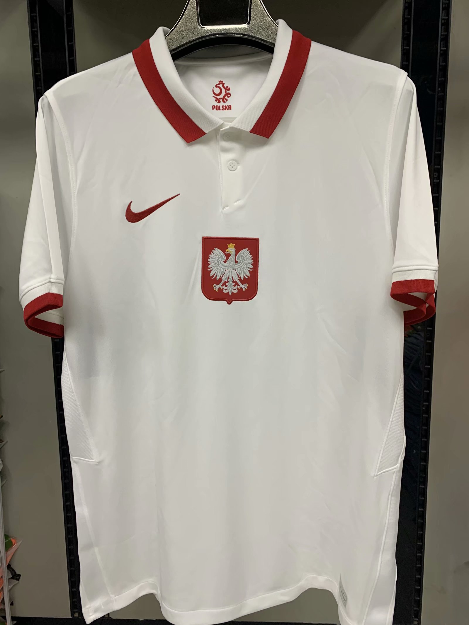 2020 Poland Soccer Jersey Home Replica Mens
