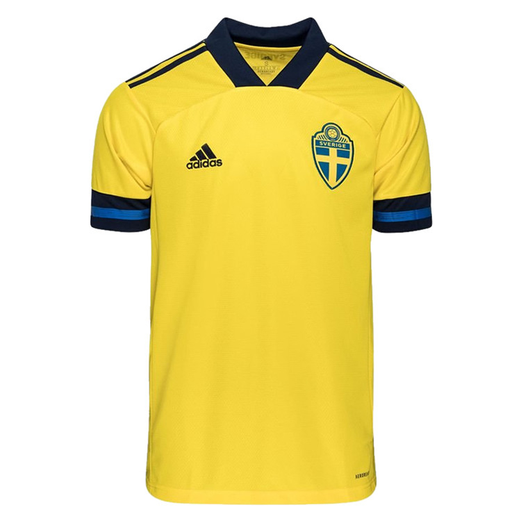 2021 Sweden Soccer Jersey Home Replica Mens