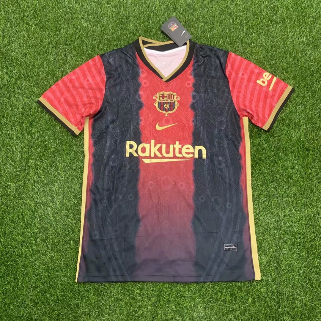 2021/22 Barcelona Red-Black Special Edition Mens Soccer Jersey Replica 