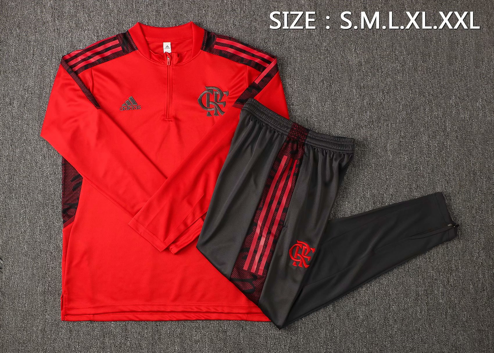 2021/22 Flamengo Red Soccer Training Suit Mens