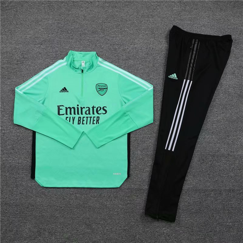2021/22 Arsenal Green Soccer Training Suit Mens