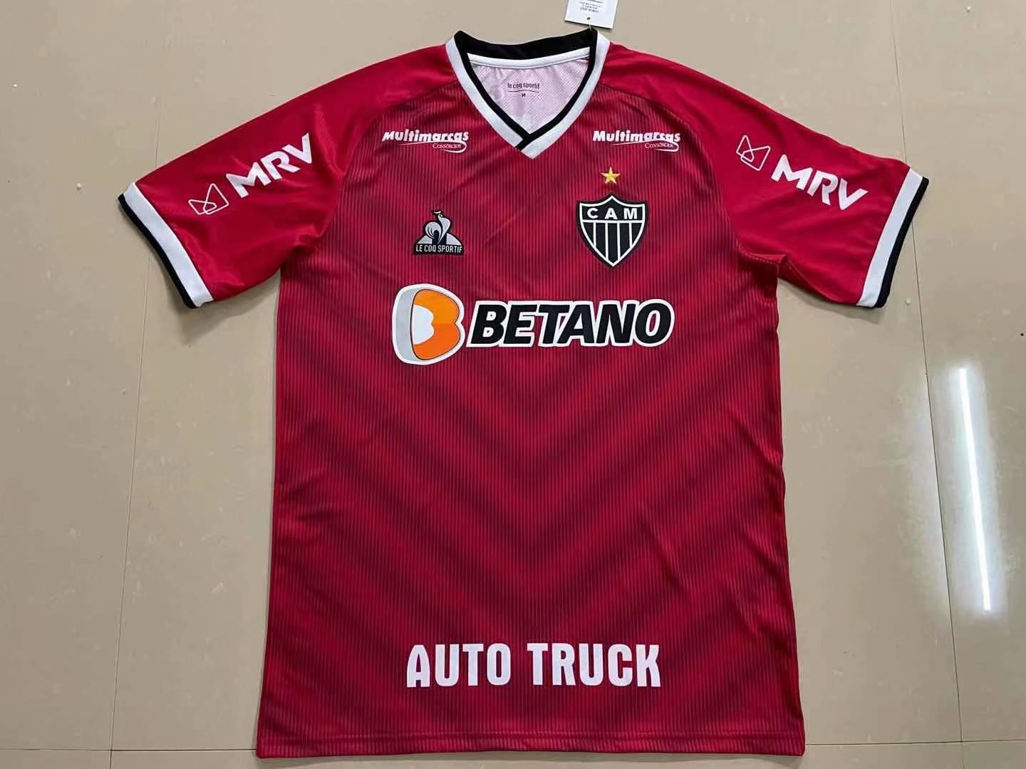 2021/22 Atletico Mineiro Goalkeeper Red Soccer Jersey Replica  Mens 