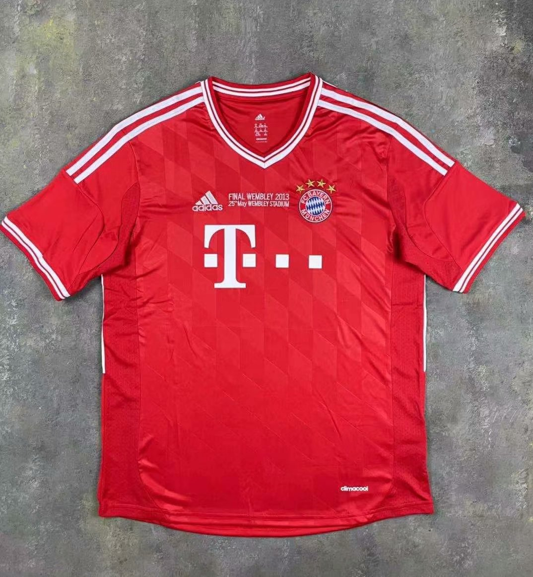2013/14 Bayern Munich Retro Soccer Jersey Home Replica Mens