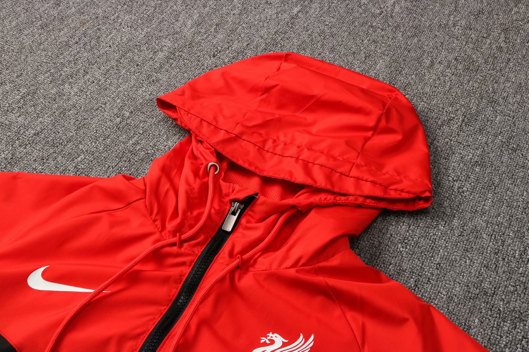 Liverpool 2021/22 Red/Black All Weather Windrunner Jacket Mens