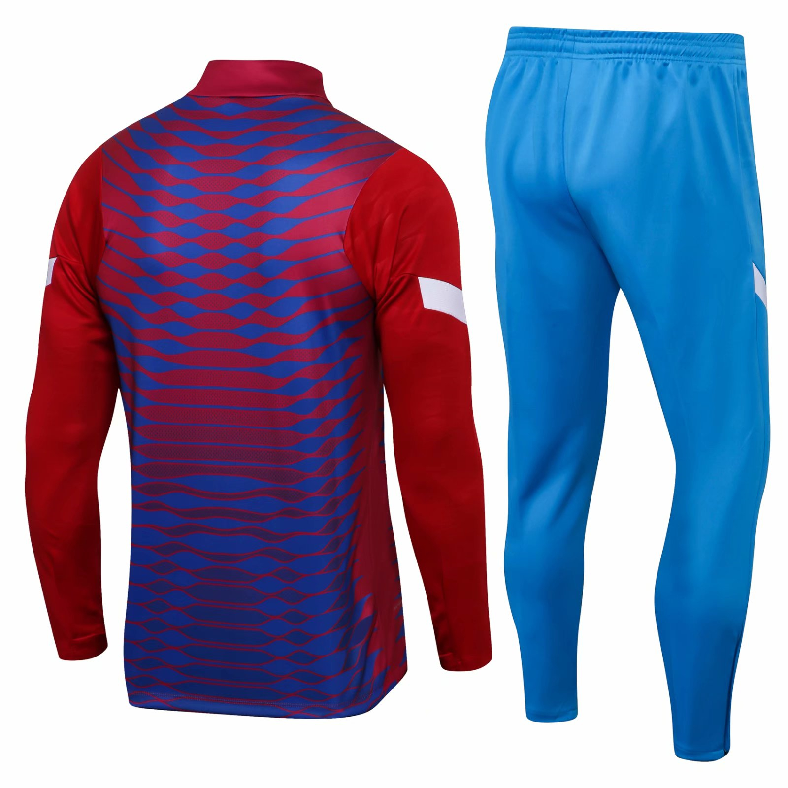 Barcelona 2021/22 Red Graphic Soccer Training Suit Mens