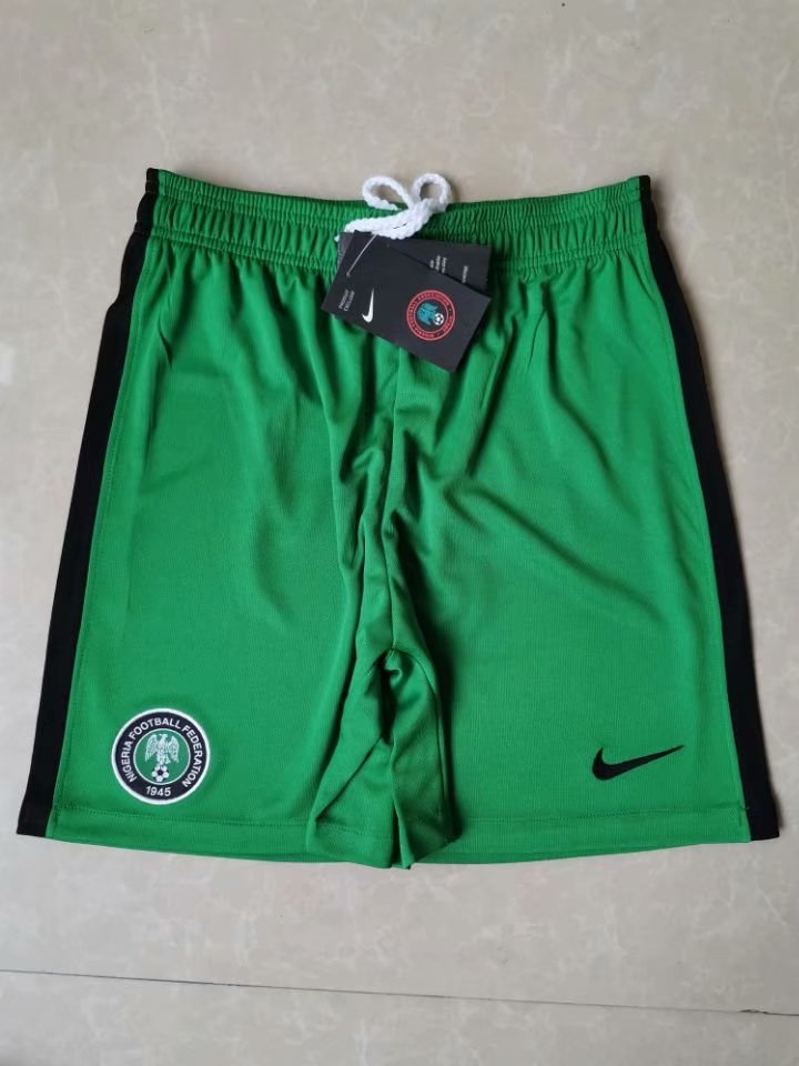 Nigeria 2021 Home Soccer Shorts Mens