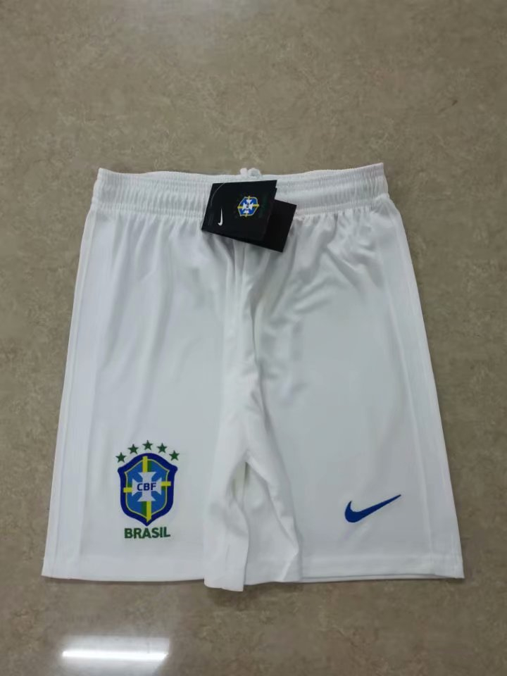 Brazil 2021 Away Soccer Shorts Mens