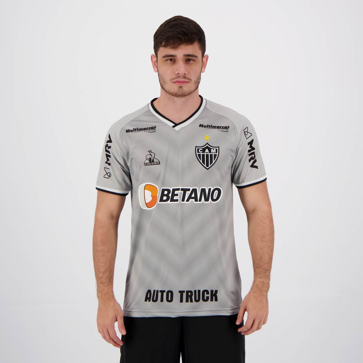 Atletico Mineiro Soccer Jersey Replica Goalkeeper Grey Mens 2021/22 
