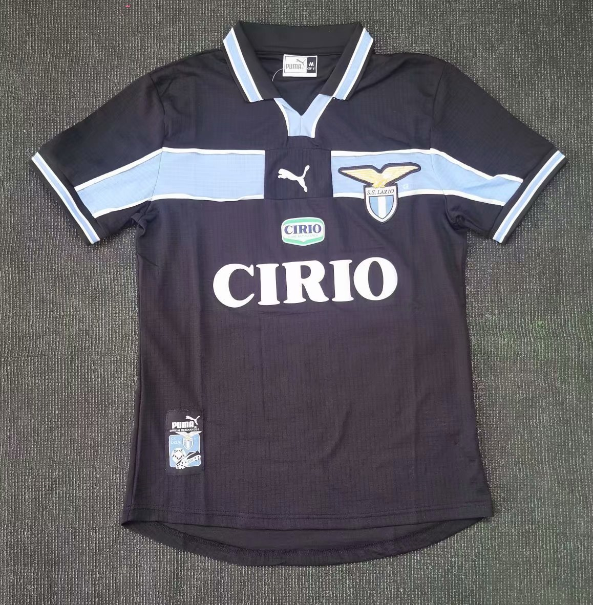 S.S. Lazio Soccer Jersey Replica Retro Away Mens 1998-2000 