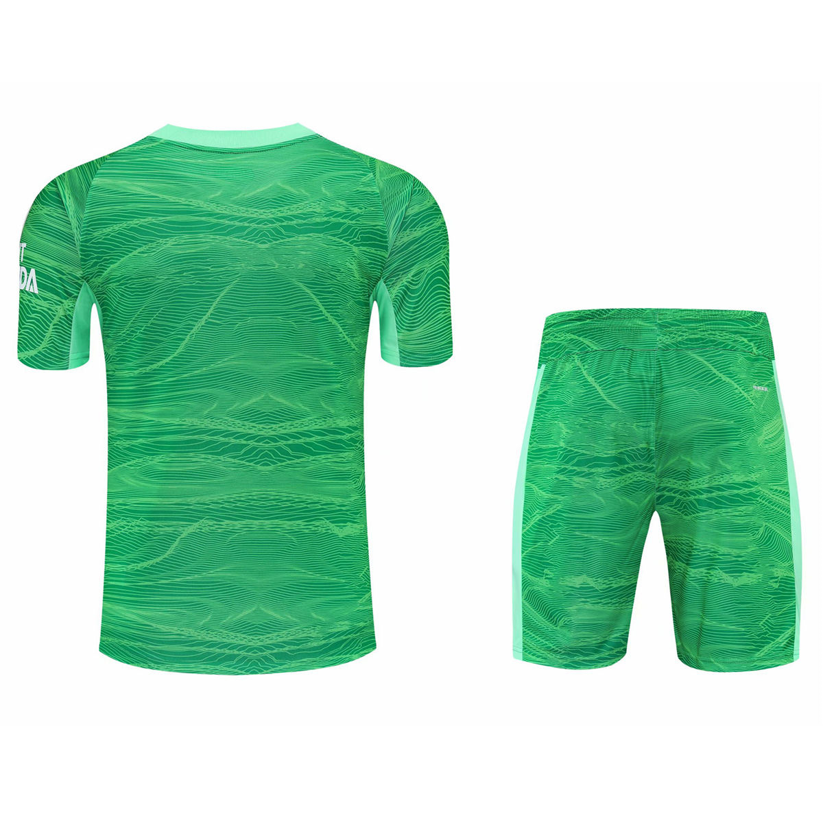 Arsenal Soccer Jersey + Short Replica Goalkeeper Green Mens 2021/22