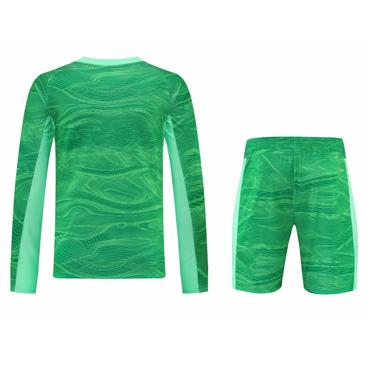 Juventus Soccer Jersey + Short Replica Goalkeeper Green Long Sleeve Mens 2021/22