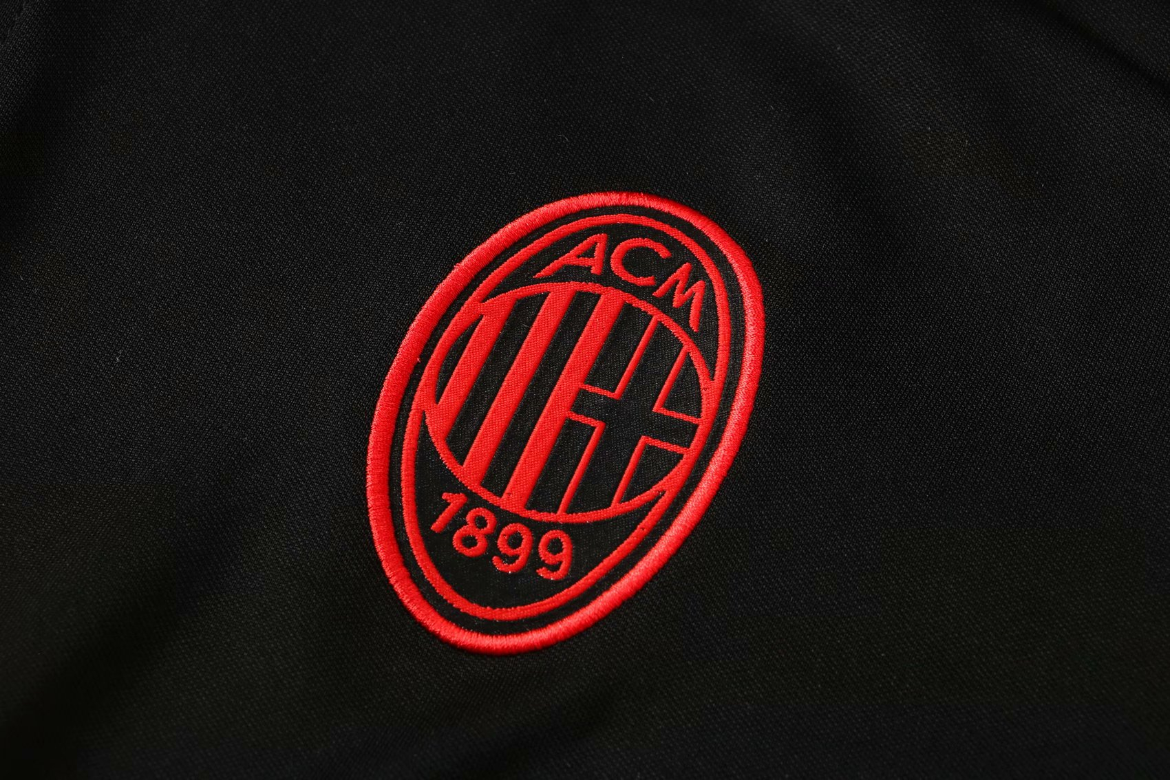 AC Milan Soccer Polo Jersey Black Mens 2021/22 
