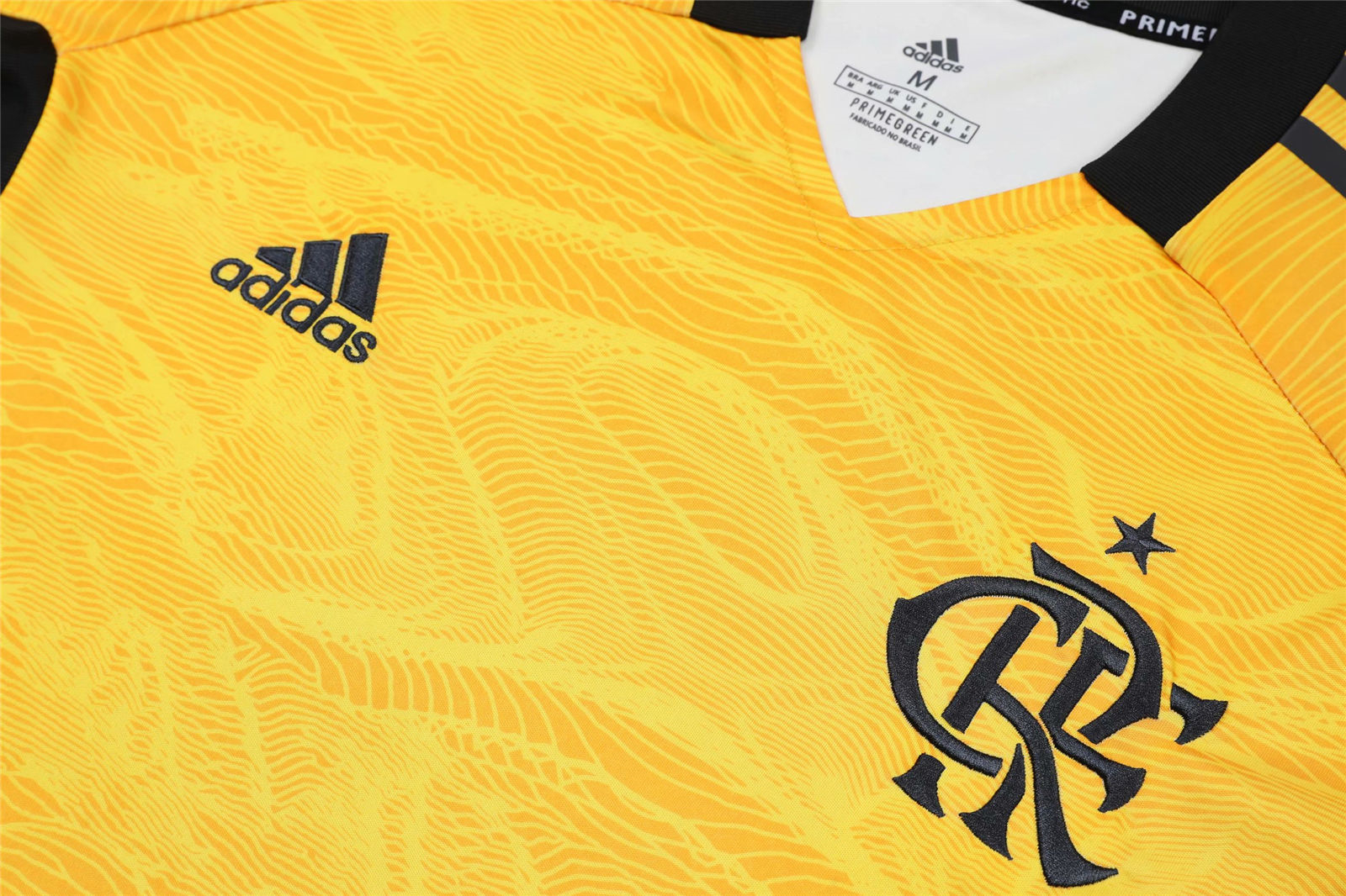 Flamengo Soccer Jersey + Short Replica Goalkeeper Yellow Mens 2021/22