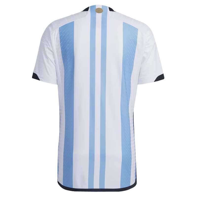 Argentina Soccer Jersey Replica Home Mens 2022 FIFA World Cup Qatar (Player Version)