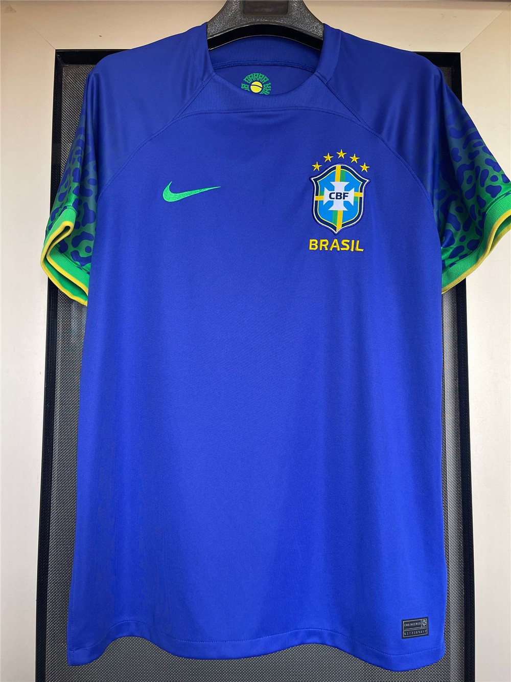 Brazil Soccer Jersey Replica Away 2022 FIFA World Cup Qatar Mens