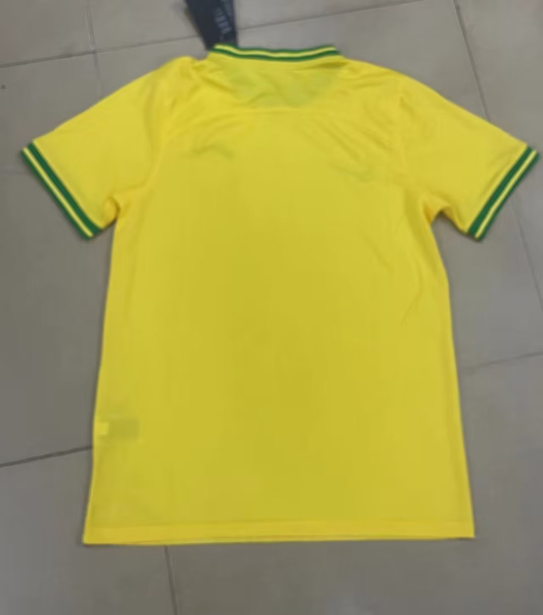Brazil Soccer Training Jersey Replica  Yellow 2022 Mens